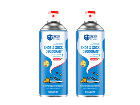 Footwear deodorant spray