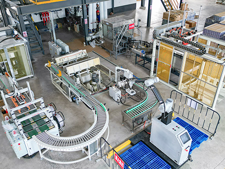 Inside the factory